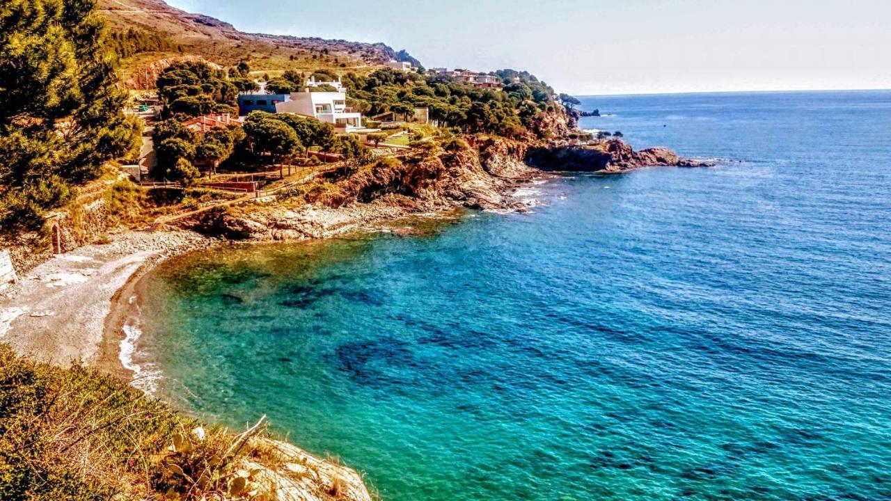 Caseta De Pescadors A Les Cales De Colera, 2ª Linea De Mar מראה חיצוני תמונה